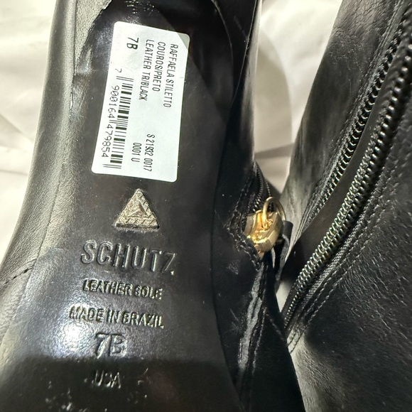 Schutz Rafaela. Classy “NewPointed Toe Booties Soft Leather Women’s Size 7B - Picture 6 of 8